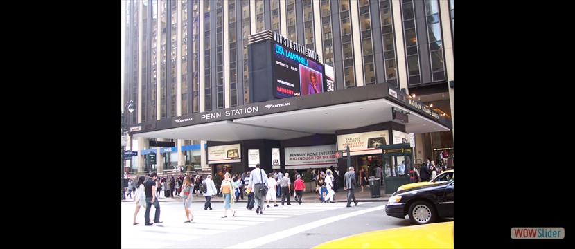 MECA DE PELICULAS LA PENN STATION EN NEW YORK